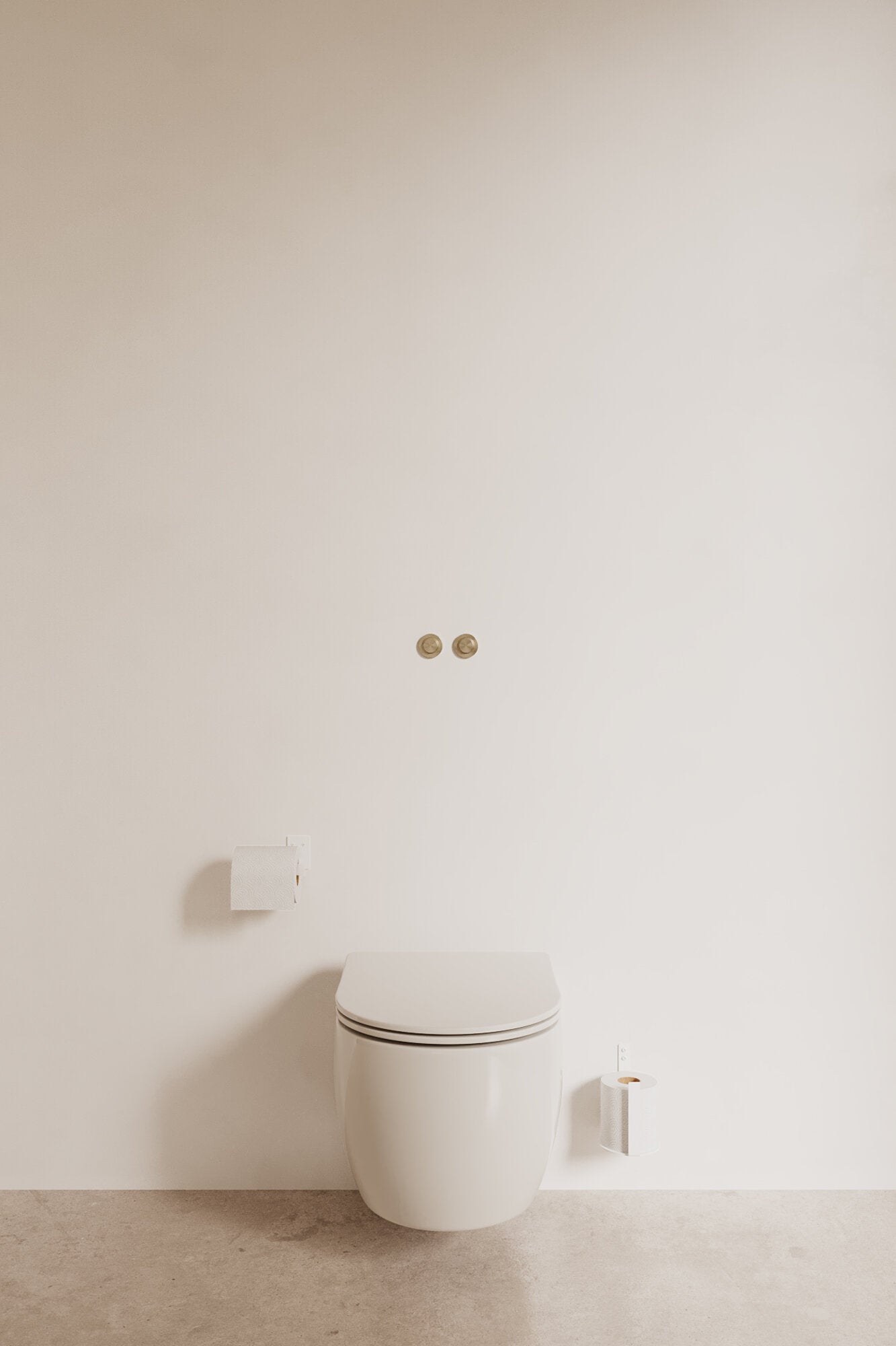 Toiletrulleholder - hvid